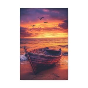 Tableau Barque sur la Plage