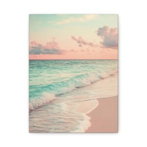 Tableau Plage Pastel