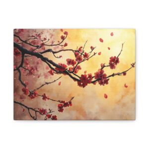 Tableau Cerisier Japonais Rouge