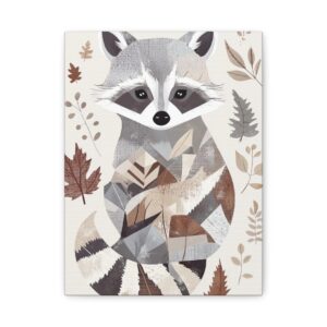 Tableau Raton Laveur Scandinave