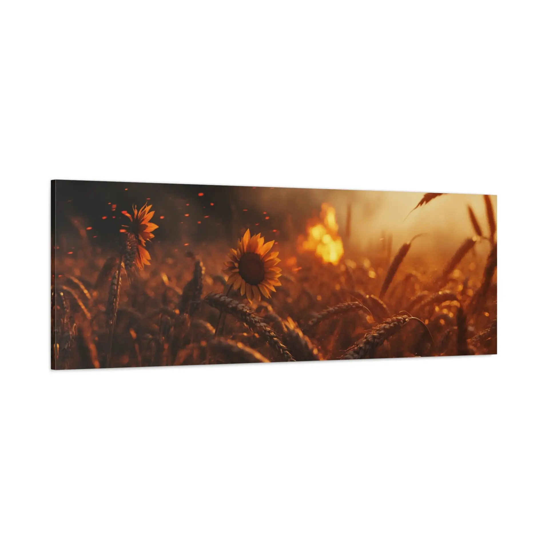 Tableau Tournesol & Champ De Blé