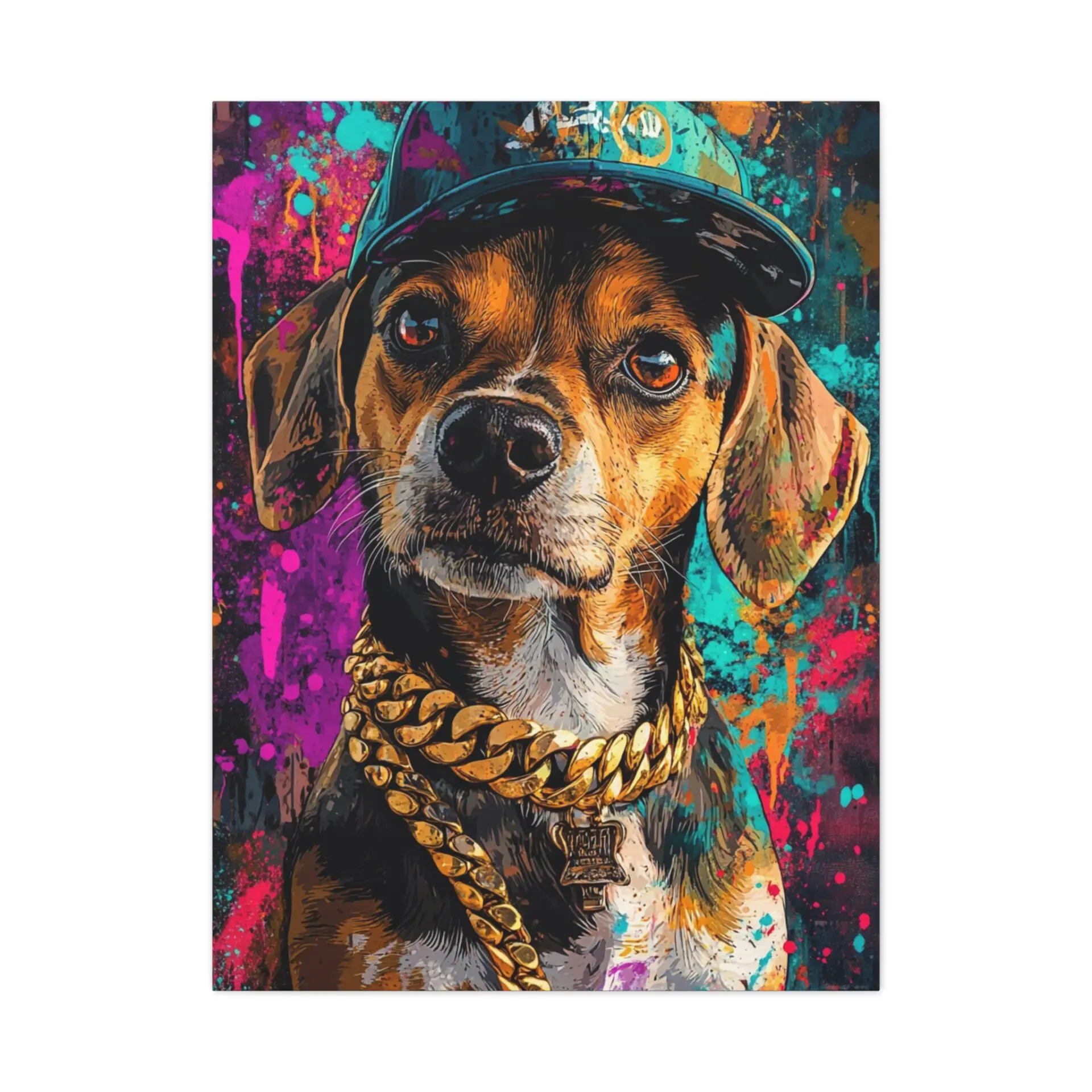 Tableau Street Art Beagle