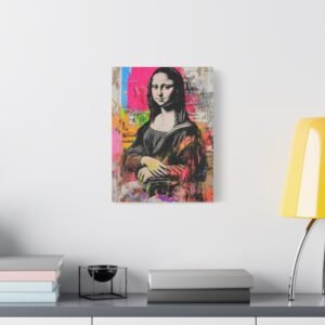 Tableau Street Art Joconde Moderne