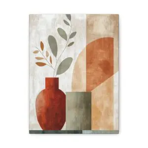 Tableau Terracotta Et Vert