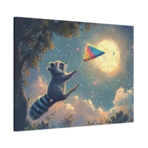 Tableau Chambre Raton Laveur & Cerf Volant