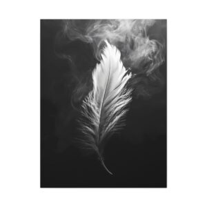 Tableau Plume En Fumée