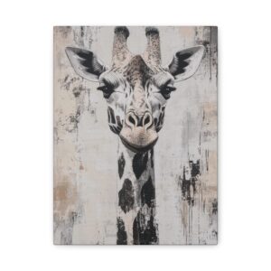 Tableau Portrait Girafe