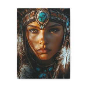 Tableau Femme Amérindienne