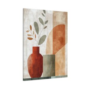 Tableau Terracotta Et Vert