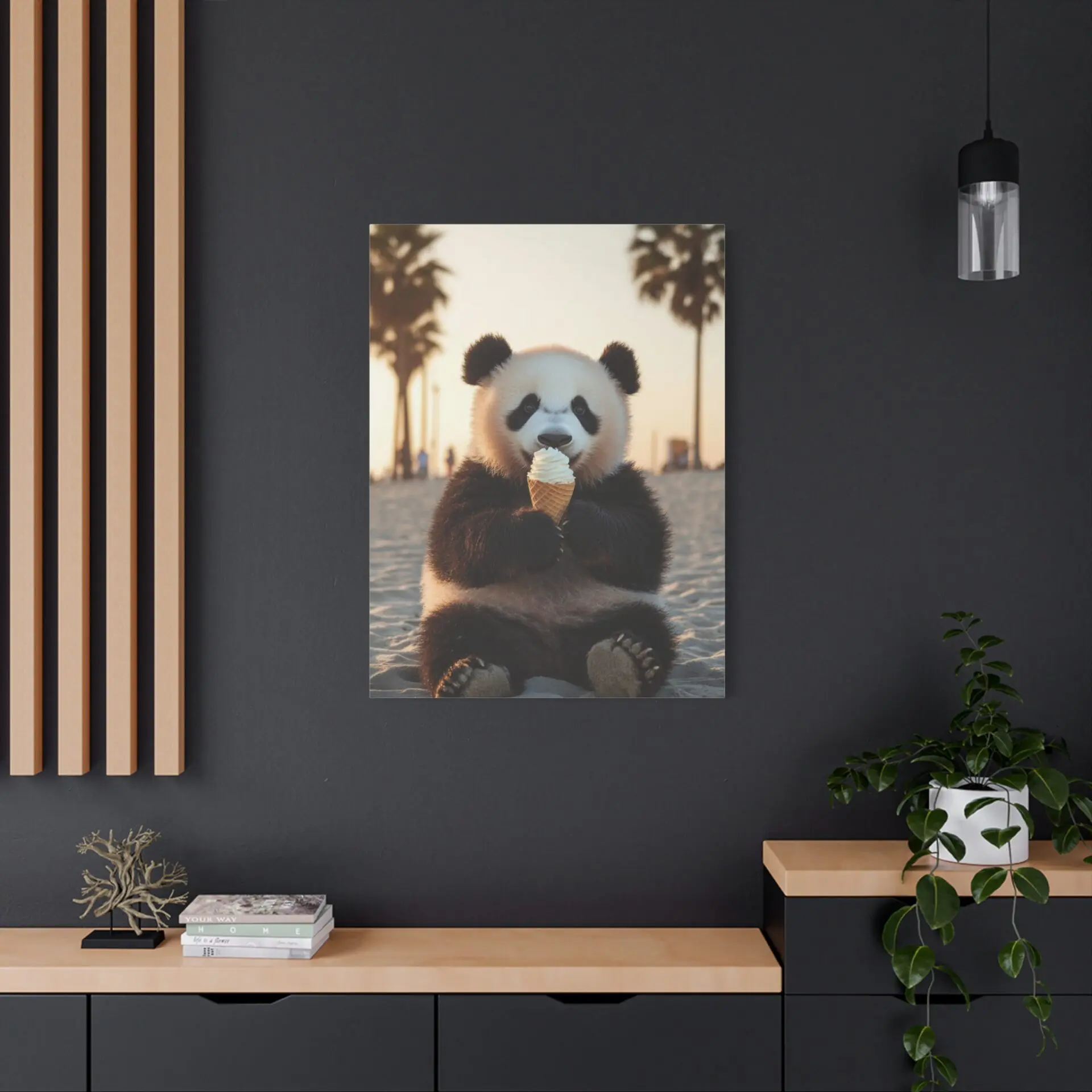 Tableau Panda Glace