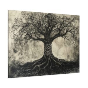 Tableau Arbre De Vie Au Fusain