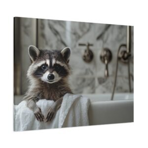 Tableau Salle De Bain Raton Laveur