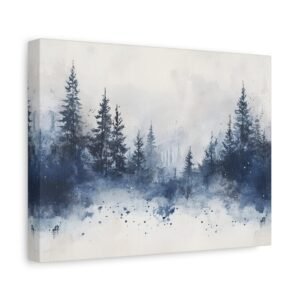 Tableau Aquarelle Neige