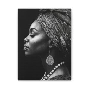Tableau Femme Africaine Noir Et Blanc