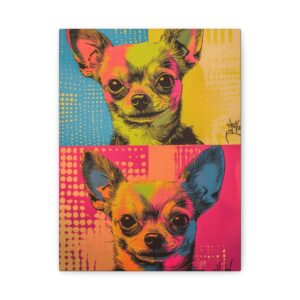 Tableau Multicolore Chihuahua