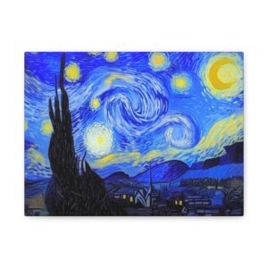 La nuit étoilée reproduction