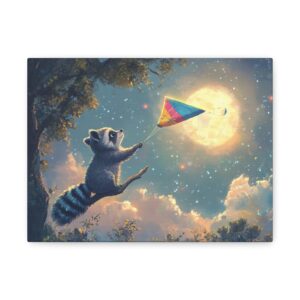 Tableau Chambre Raton Laveur & Cerf Volant