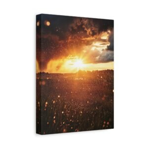 Tableau Coucher De Soleil & Pluie