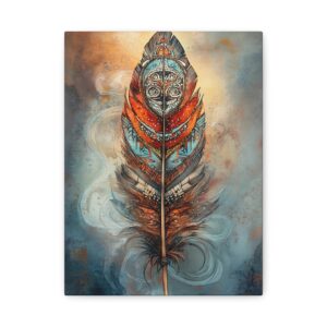 Tableau Plume Indien
