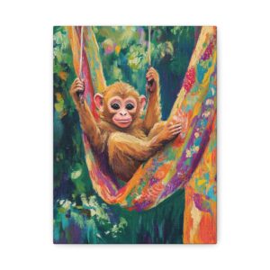 Tableaux Bohémien Singe