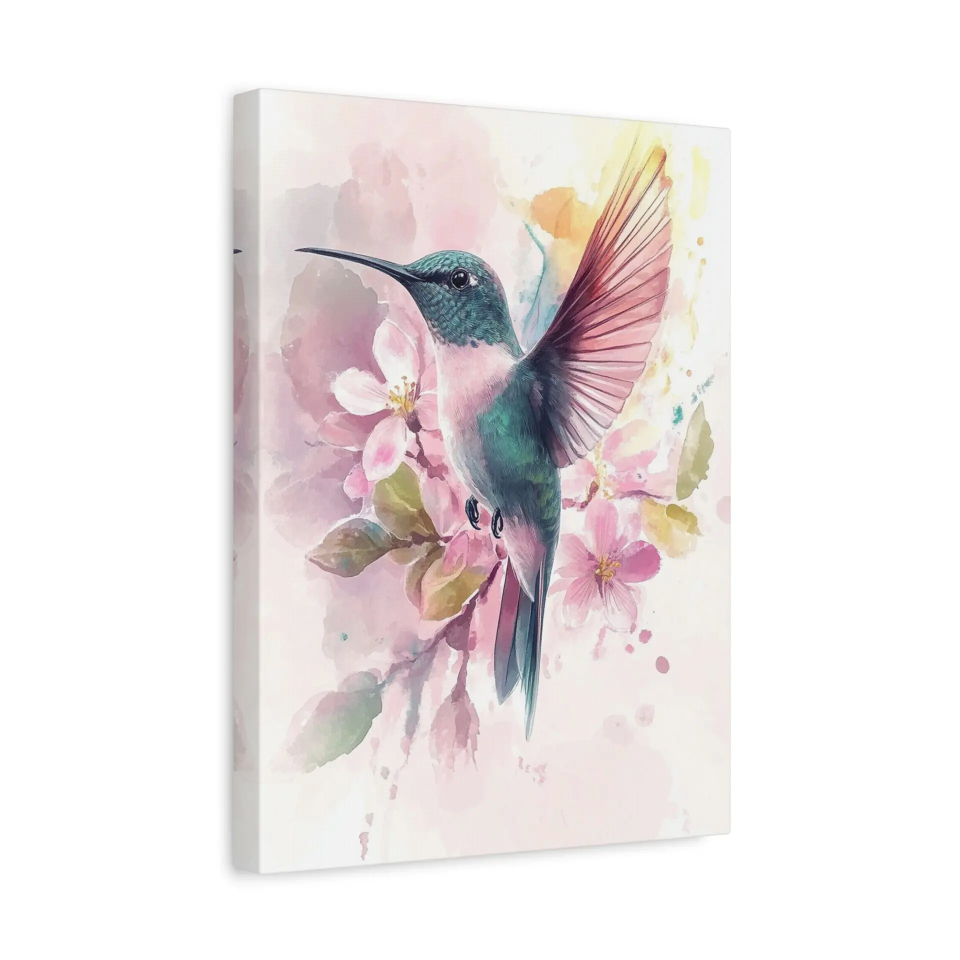 Tableau Aquarelle Colibri