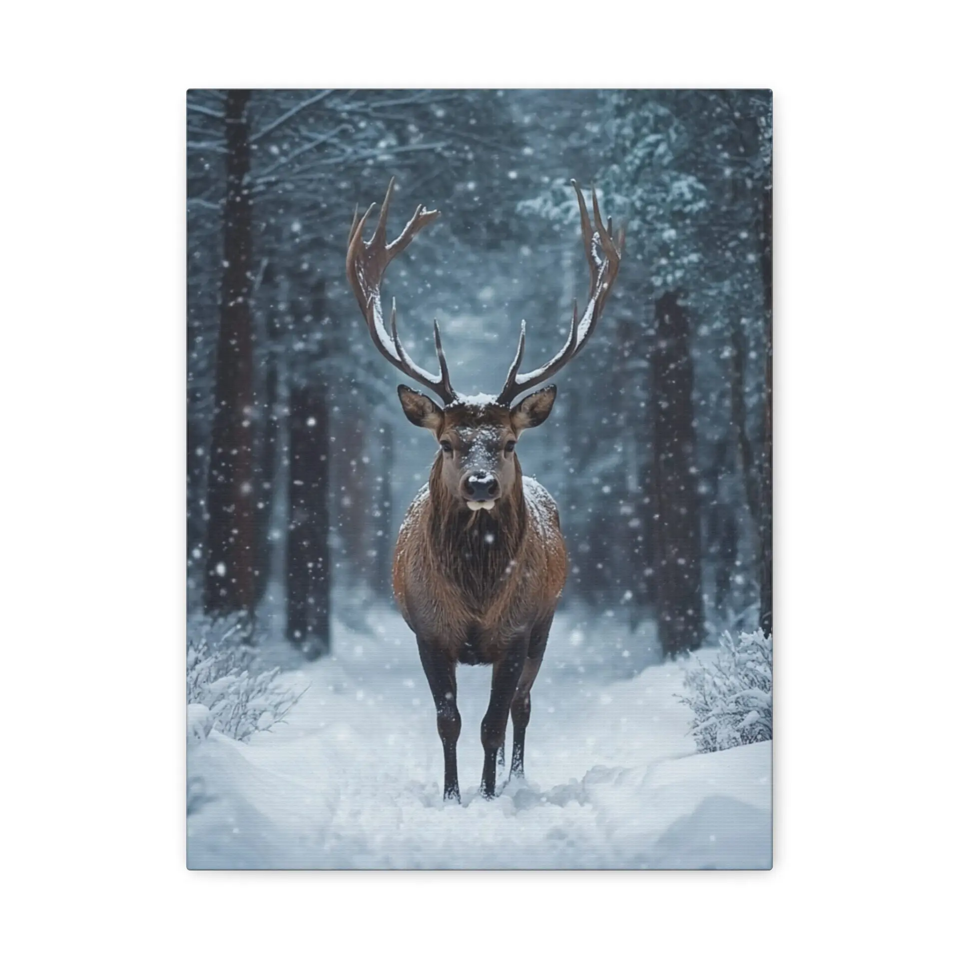 Tableau Cerf dans la Neige