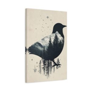 Tableau Oiseau Scandinave