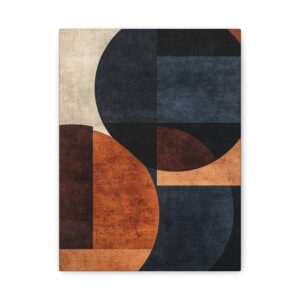 Tableau Scandinave Bleu & Chocolat