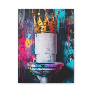 Tableau Street Art Toilette