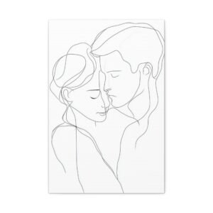 Tableau Minimaliste Amour