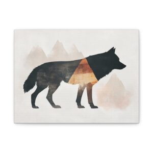 Tableau Loup Scandinave
