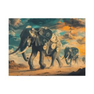 Tableau Salvador Dali Elephants