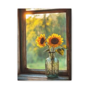 Tableau Fenêtre Tournesol