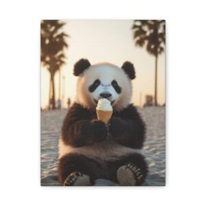Tableau Panda Glace