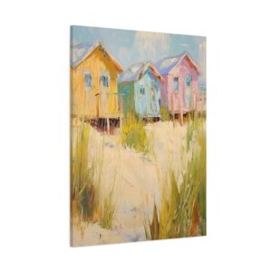 Tableau Peinture Cabine De Plage