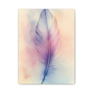Tableau Toile Plume