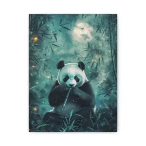 Tableau Panda Avec Bambou