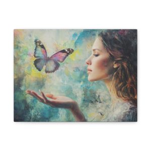 Tableau Femme Papillon
