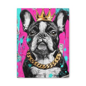 Tableau Street Art Bouledogue