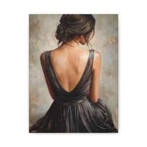 Tableau Femme Assise de Dos