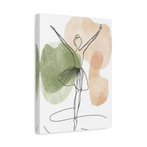 Tableau Danseuse Ballerine Scandinave