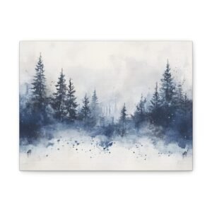 Tableau Aquarelle Neige