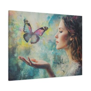 Tableau Femme Papillon