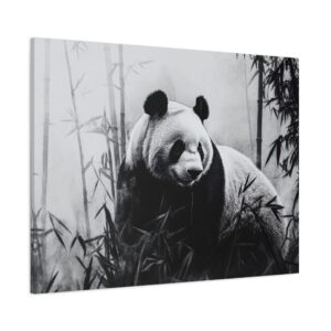 Tableau Panda Noir Et Blanc