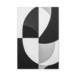 Tableau Scandinave Noir Et Blanc