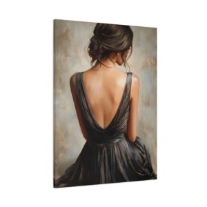 Tableau Femme Assise de Dos