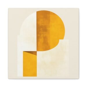 Tableau Jaune Scandinave