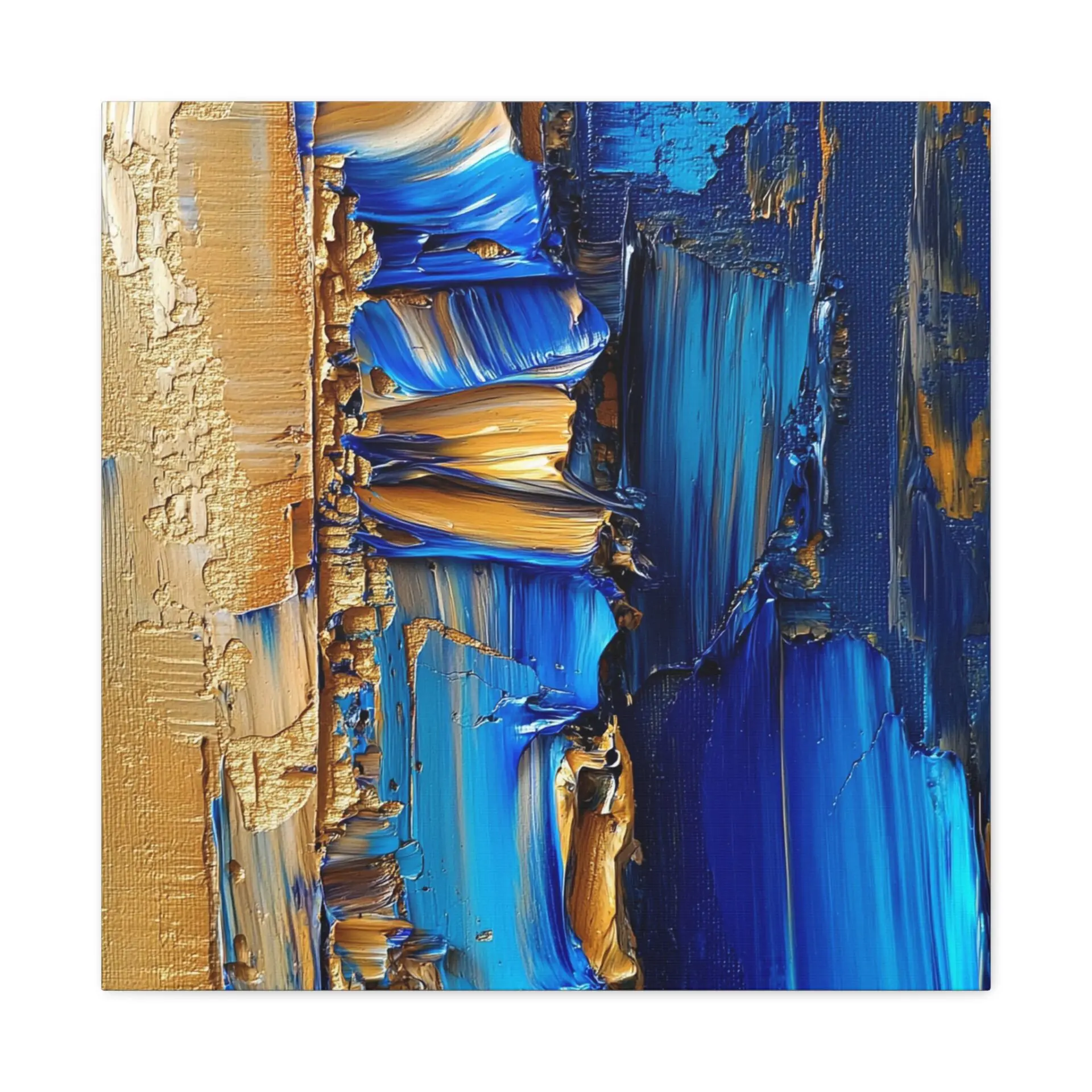 Tableau Carré à L'Huile