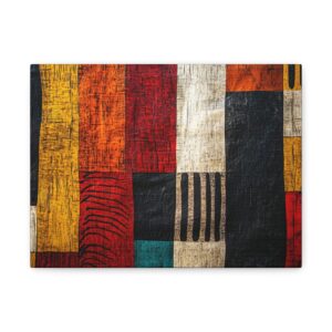 Tableau Africain Abstrait