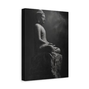 Tableau Noir & Blanc Bouddha